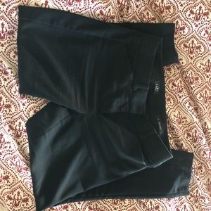 Black loft work pants